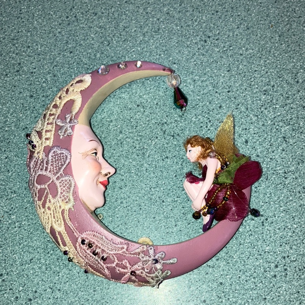 Hand Crafted Moon Ornament